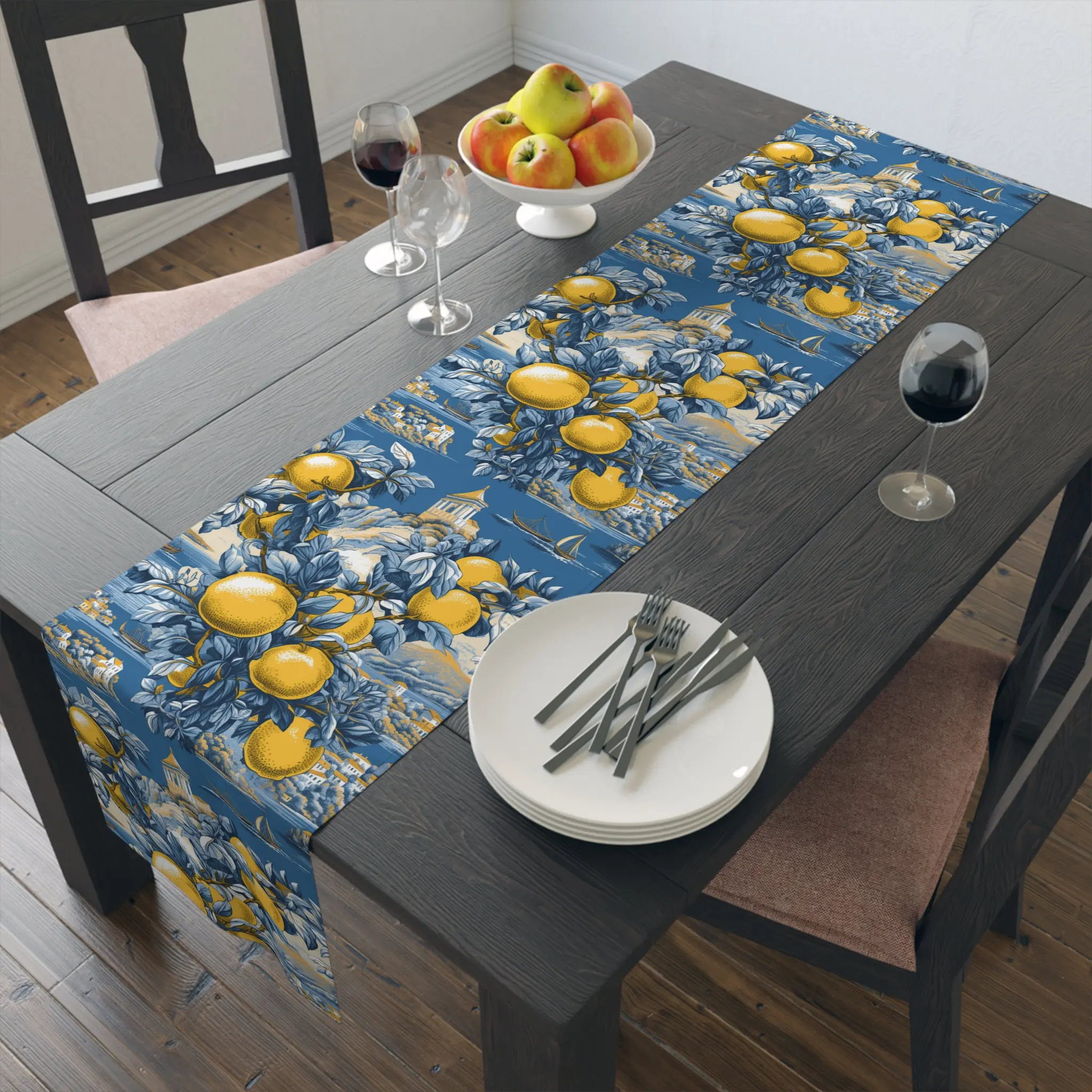 Taplak Meja Motif Bunga Delima - Home Decor Jaipur ulasan dan harga