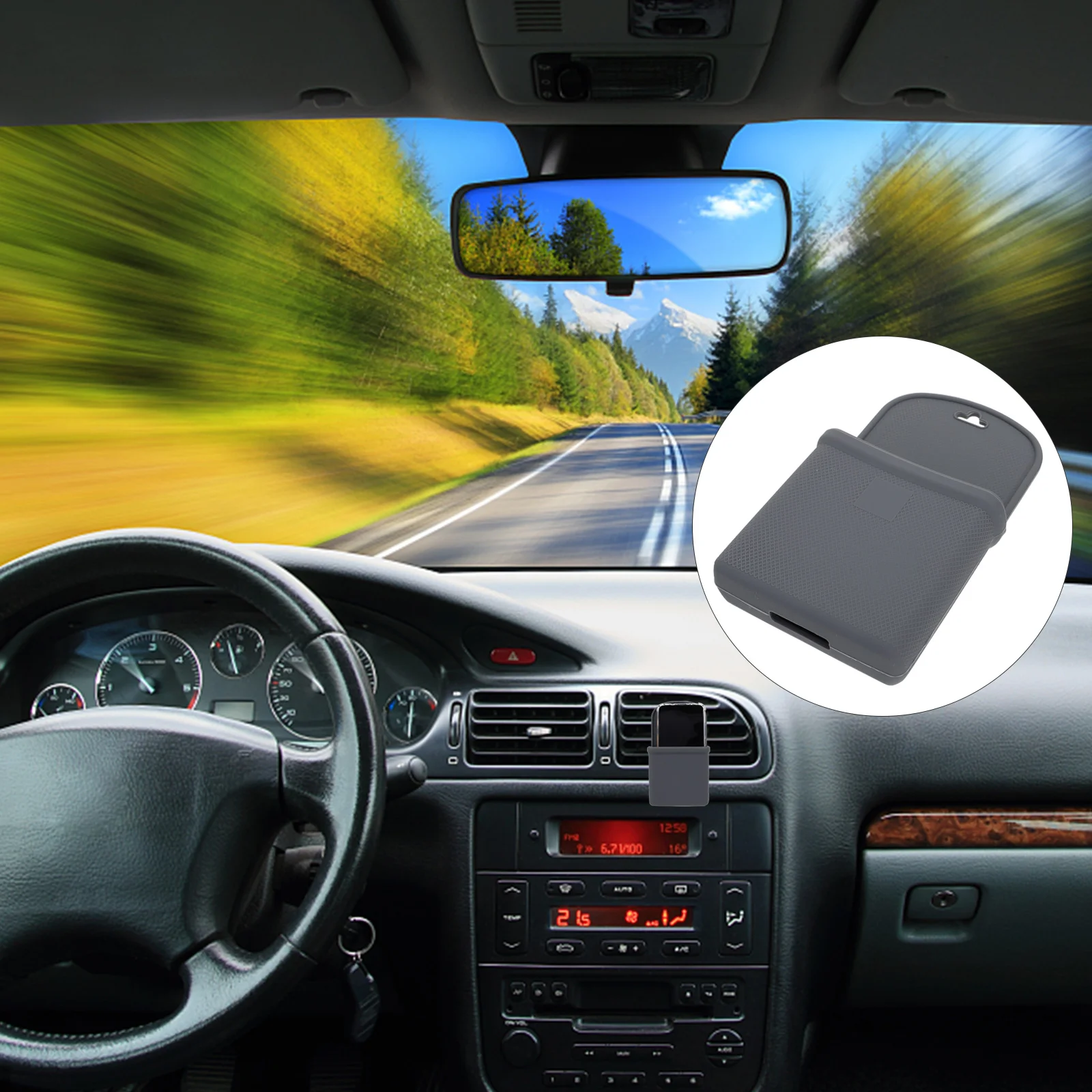 

1pc Outlet Storage Bag Silicone Vent Organizer For Keys Cards Phone Car Seat Gap Pouch Car Storage Container