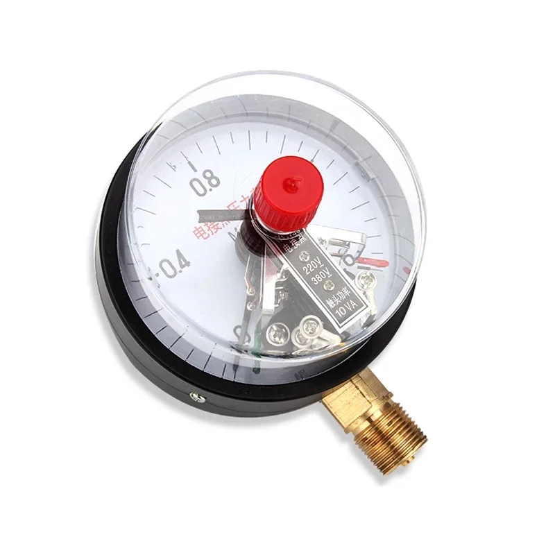 YX-100 Electric Contact Pressure Gauge 0-40MPa Vacuum Pressure Controller 10VA