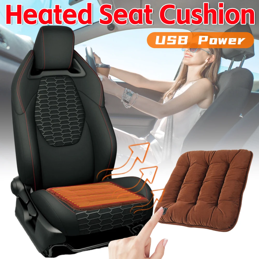 لوحة التدفئة الكهربائية الجسم شتاء دافئ حصيرة السرير وسادة مربعة كرسي مكتب مقعد الجلوس وسادة الأيدي الأرداف قدم سخان دافئ #1