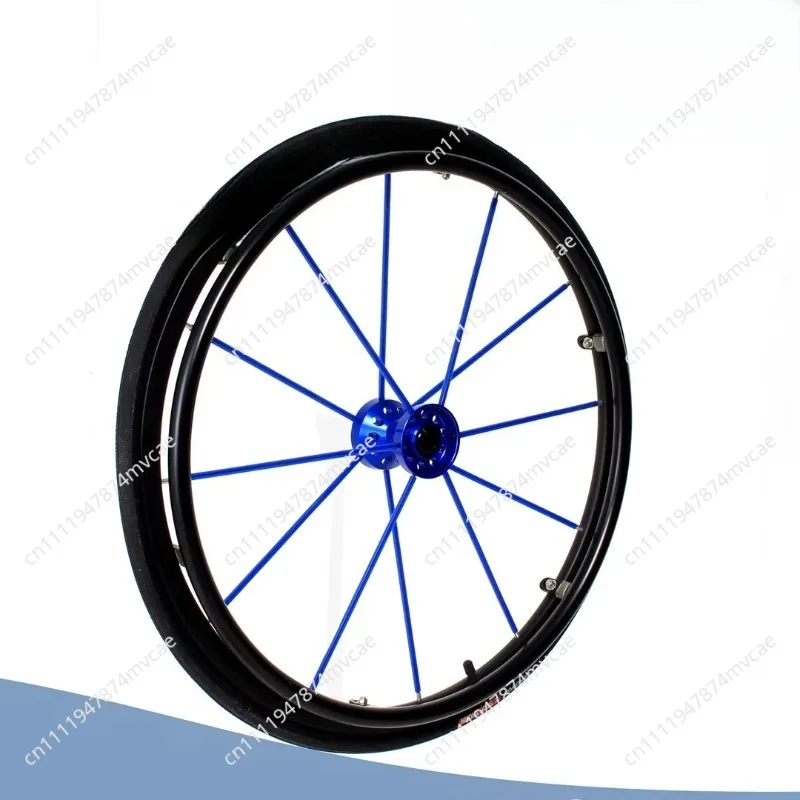 24 Inch Sports Wheelchair Rear Wheel, Large Wheel Accessory for Wheelchairs