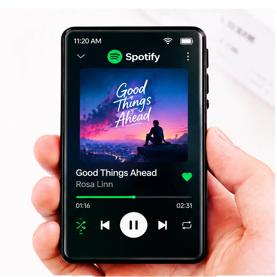 Famue PA03 MP4 MP3 Player 2.83 Inch WiFi Android 10 Octa Core 2GB RAM 144GB Bluetooth Spotify Deezer MELON YT Music for Students