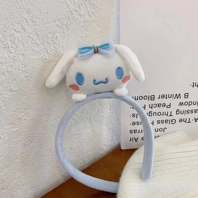 Повязка на голову Sanrio Kuromi, милая повязка на голову в стиле аниме, милая мультяшная моя мелодия, коричная повязка на голову, головной убор, аксессуары для девушек