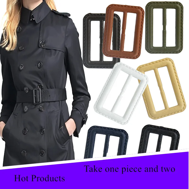 2Pcs Tri-ring Adjust Belt Buckles square ring buckle for Harness windbreaker coat Backpack Needlework Luggage DIY Accessory Sewi