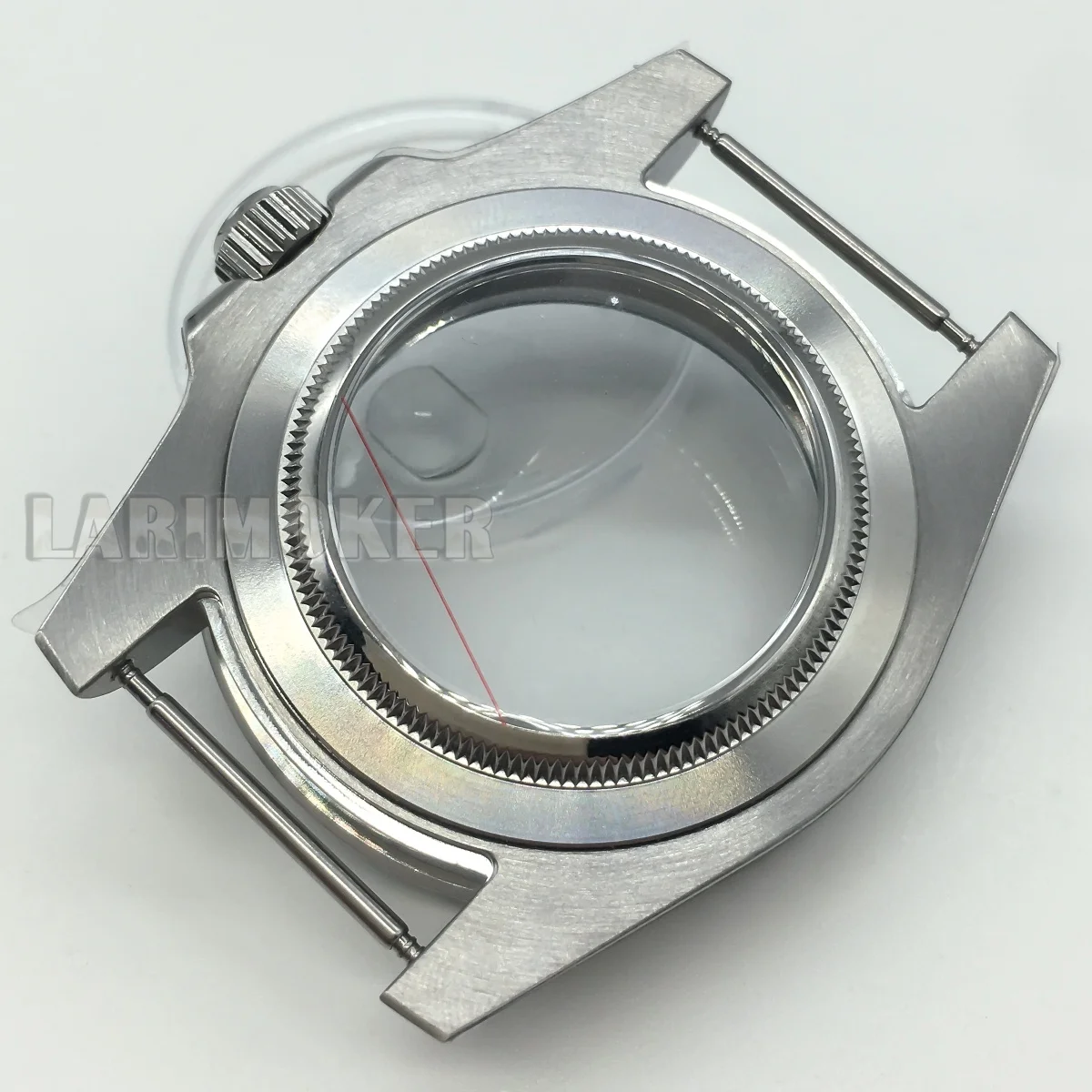 NH35 40mm 双方向回転ケース サファイアクリスタル NH34 NH35 ETA2824 PT5000 ミヨタムーブメント 防水ステンレススチールケース