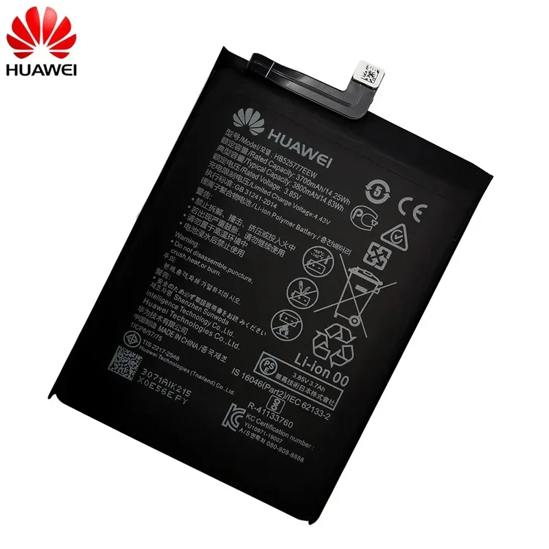 100% New Original Hua Wei High Quality 3800mAh HB525777EEW Battery For Huawei P40 4G/5G Mobile Phone Batteries Fast Shipping