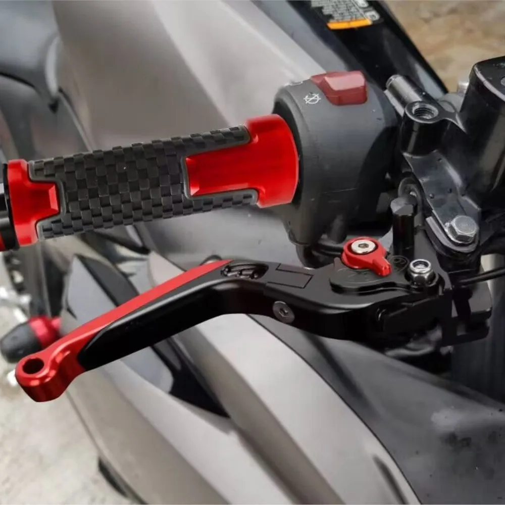 2024 دراجة نارية قابل للتعديل دواسة فرامل عتلات ل Loncin Voge RR525 جميع السنوات 2023-2024 7/8 ''22 مللي متر المقود القبضات مقبض ينتهي #2