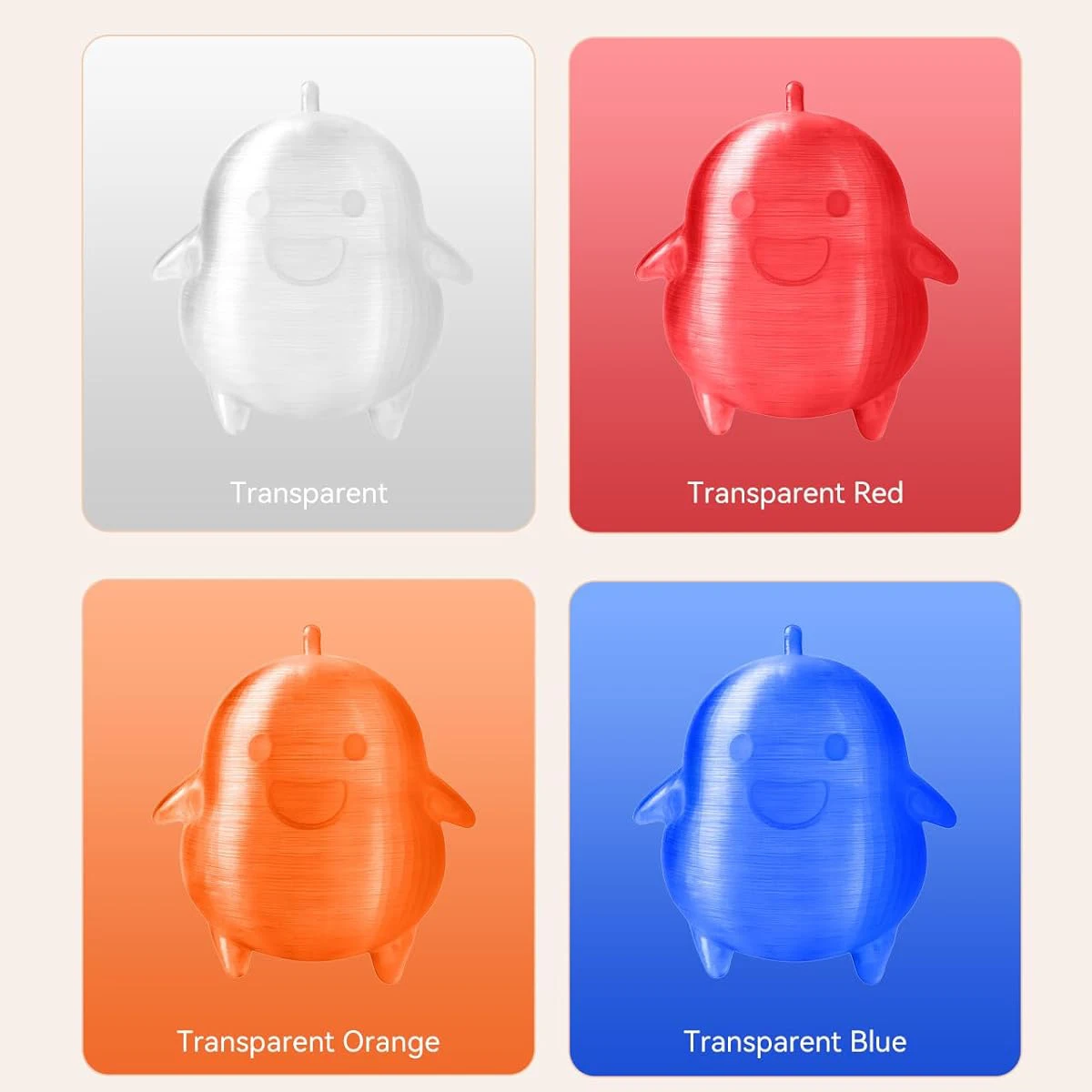 PETG-Filament 1,75 mm, 3D-Drucker-Filament PETG transparent, starke Zähigkeit, 200 g/250 g/500 g/1 kg Filament hohe Präzision, Abmessungen – Detail 3