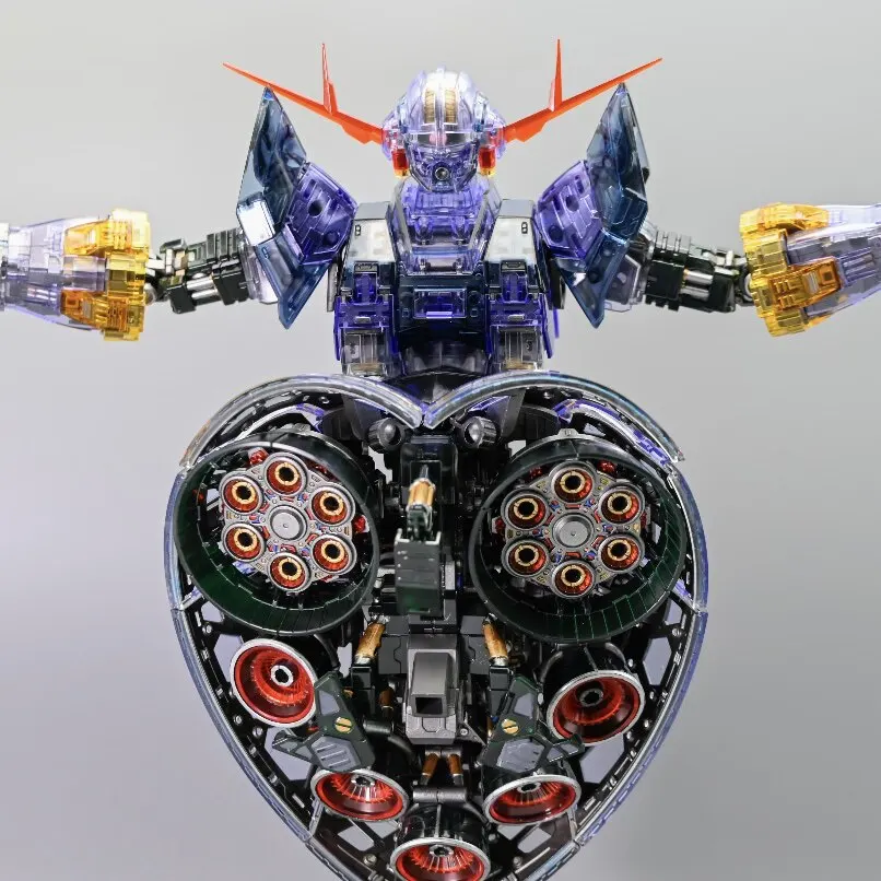 RG 1 144 Zeong Clear Color Ver Special Coating Ver Modellbausatz mit Aufklebern, Ständer, Actionfigur, Sammlerstück, Geschenk – Detail 1