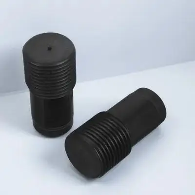 

2 Pcs Broom Threaded Head 22mm Tip Handle Mop Female Connector Ends Tips Replacements Black Extension Pole Adapter