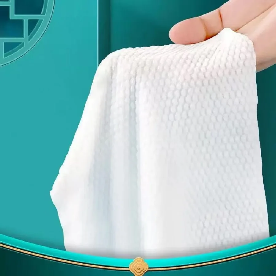 50 قطعة منشفة وجه سميكة للاستعمال مرة واحدة، مناديل إزالة ناعمة، مناديل منظف جاف للعناية بالبشرة #3