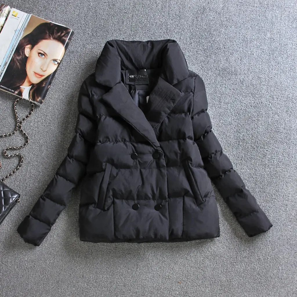 

Winter down Cotton-Padded Jacket for Women Slim Fit Short Korean Style Coat New Trend Slimming Design