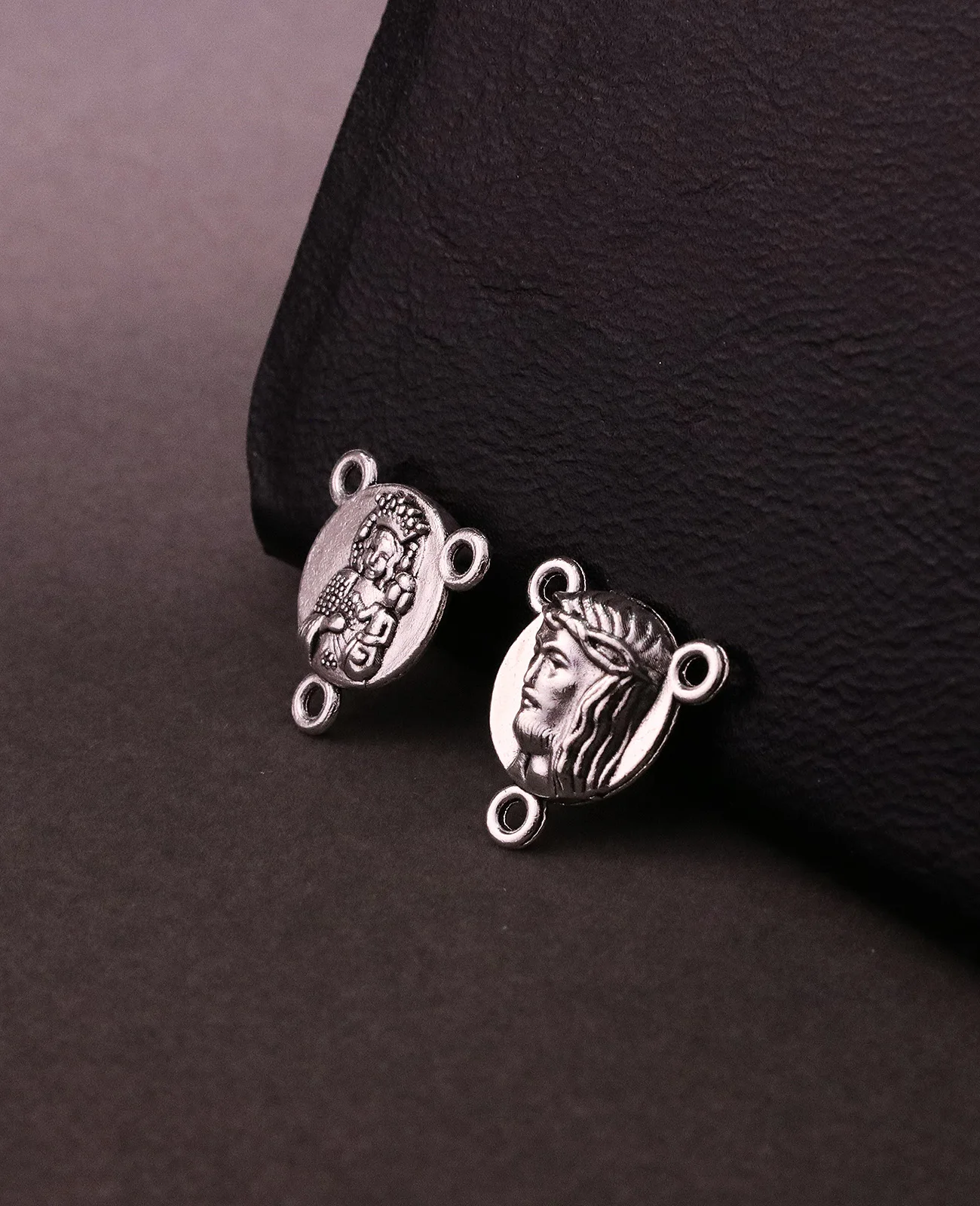 20 قطعة سيدة مريم العذراء عقد الرضع يسوع الوردية محور يسوع المسيح الوردية مركز موصلات DIY بها بنفسك مجوهرات اكسسوارات