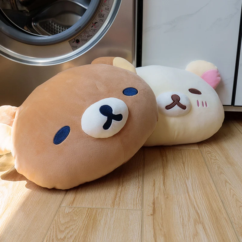 

Kawaii 40cm Rilakkuma Double-sided Sofa Pillow Large Nap Car Cushion Cute Plush Doll Bedroom Ornaments Decoration Birthday Gift