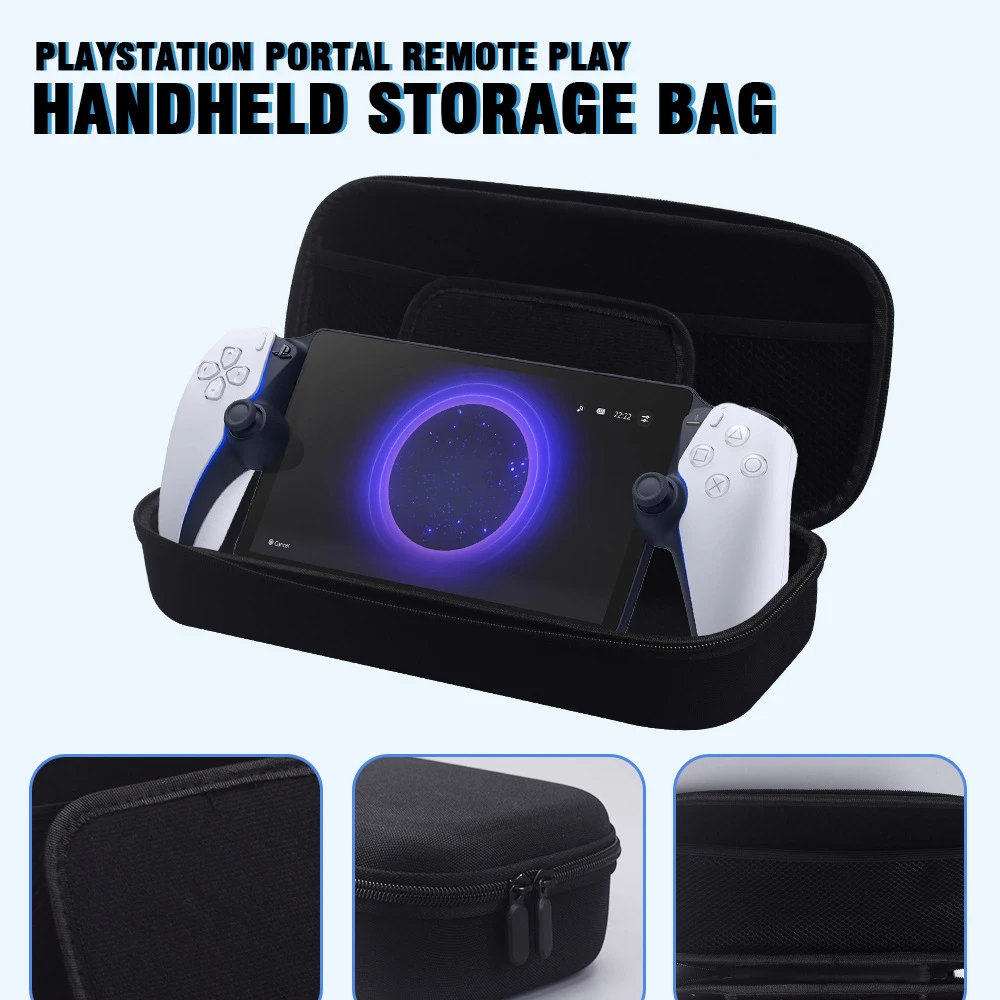 

Storage Bag Case For PS Portal Remote Play Portable Game Console Protective Travel Carrying Case For PS5 Storage Box Accessories