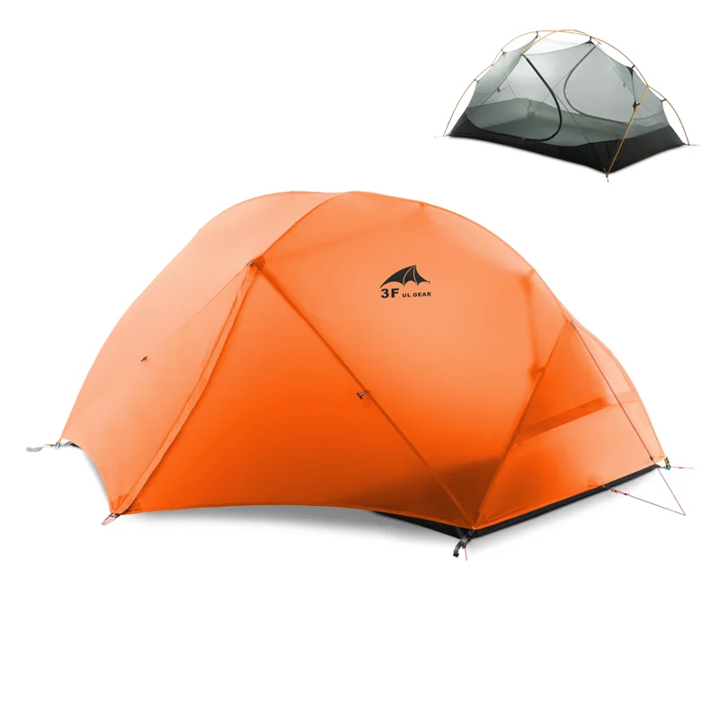 2 Camping Equipment 3-4 Season Outdoor Ultralight Silicon Coated Nylon Waterproof Outdoor Tents