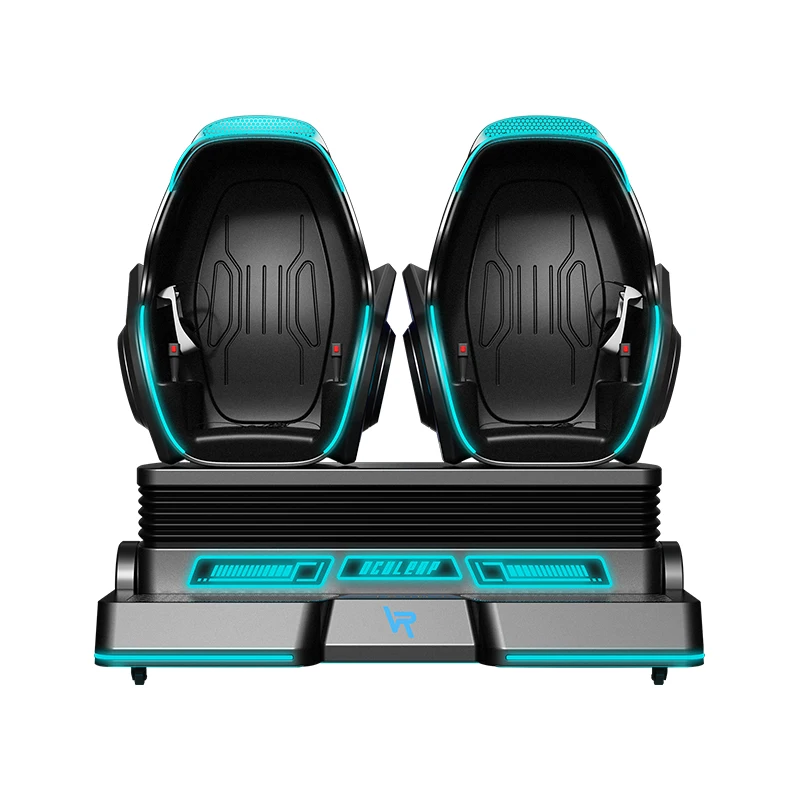 Roller Coaster Simulator 2025 New 2 People Arcade Game VR VR/AR/MR Equipment Virtual Reality 5D 7D 9D Motion VR Game Machine