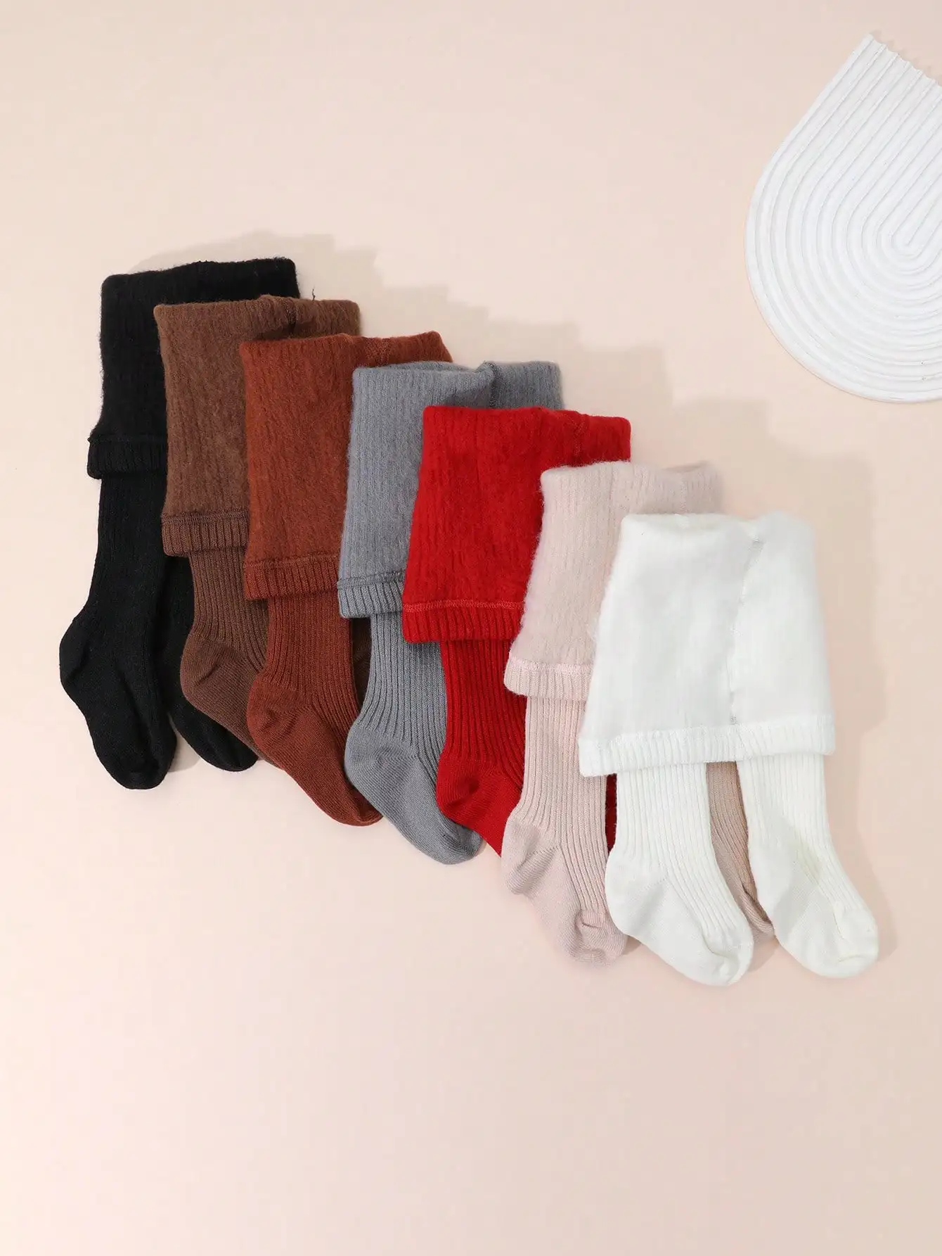 1 Stück Kinder-Strumpfhose mit vertikalen Rippen und Fleece-Futter, einfarbig, warm, weich, bequem, Leggings für Herbst und Winter, ideal für den täglichen Gebrauch im Freien. – Detail 13