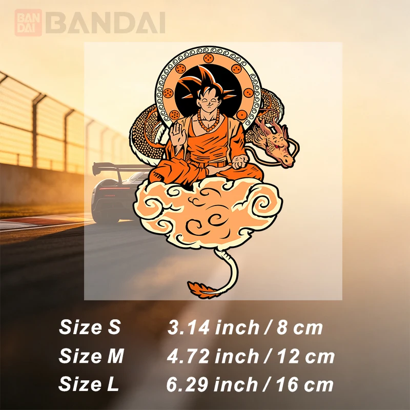 Car Stickers Reflective Anime Cloud Rider Vinyl Decal Waterproof Die Cut for Car Window Bumper Laptop Tablet Auto Decor