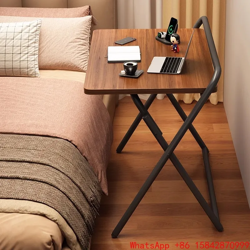 ベッドサイド折りたたみ式コンピュータオフィスデスク