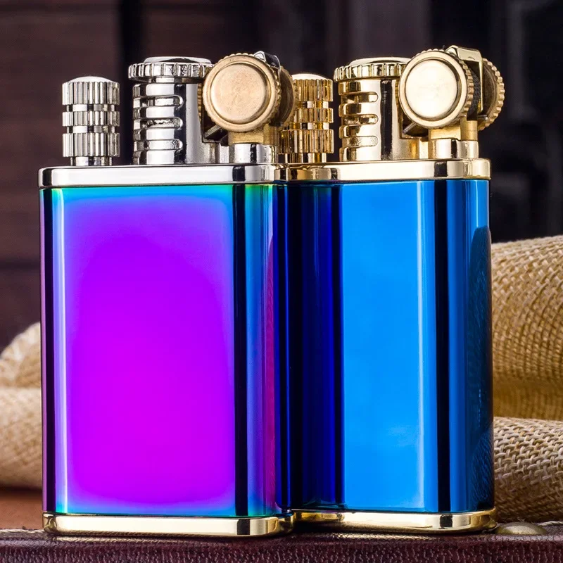 CHIEF Personalized Metal Wheel Kerosene Lighter Windproof Cigarette Lighter Petroleum Lighter Unusual Lighters Survival Lighters