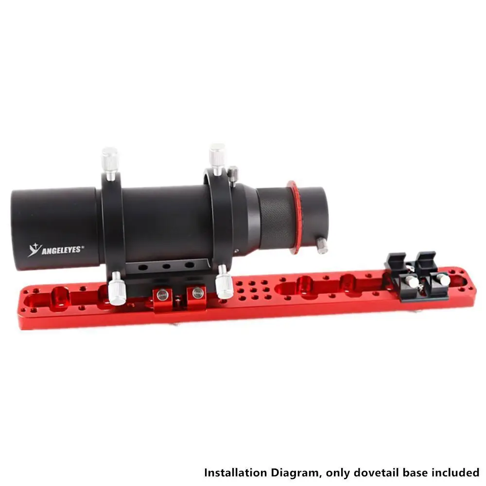 اتسعت المعادن تتوافق المشبك جبل عبر دليل نطاق قاعدة مسطحة للتلسكوب