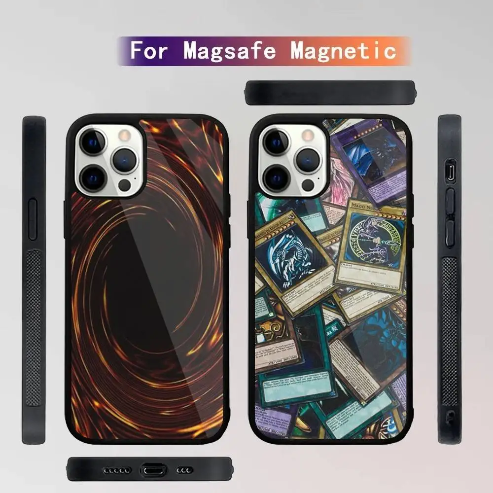 

Game Yu-Gi-Oh Card Phone Case For iPhone 16,15,14,13,12,11,Plus,Pro,Max Mini Magsafe Magnetic Wireless Charging