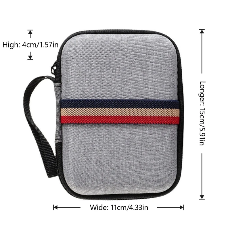 Storage Bag for Miyoo Mini+ RG35XX Plus RGB20S Case Game Consoles Bag with Pocket Handbag