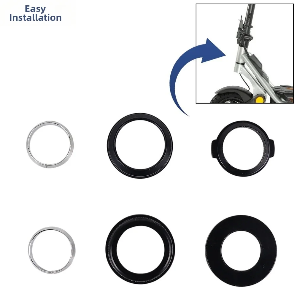 

6 Piece Aluminum Alloy Fork Bearing Headset For Kukirin A1 Electric Scooter Steering Bowl Set Black Outdoor Sports Parts