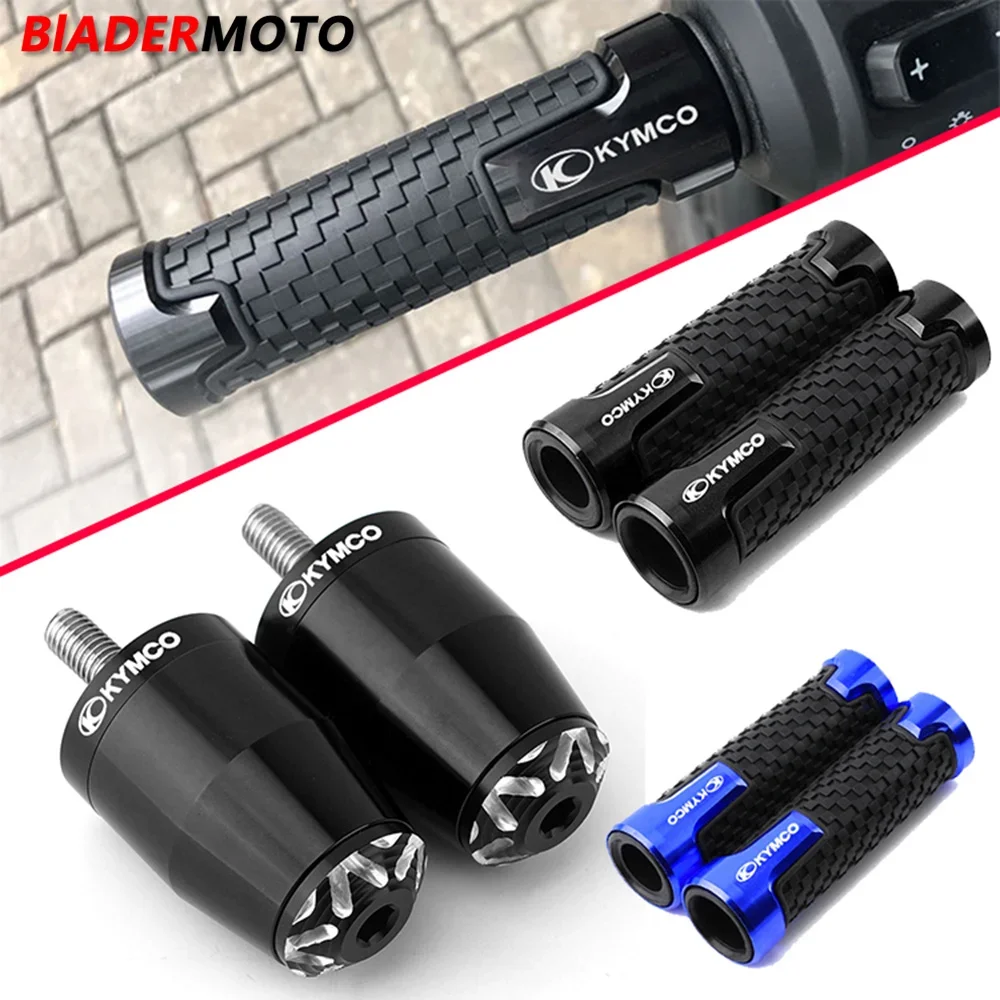 Motorcycle Handlebar Grips Handle Bar Ends Plug For KYMCO Downtown 125 200 250 300/i 350i k-xct 300 Xciting 250 300 400/i CV3