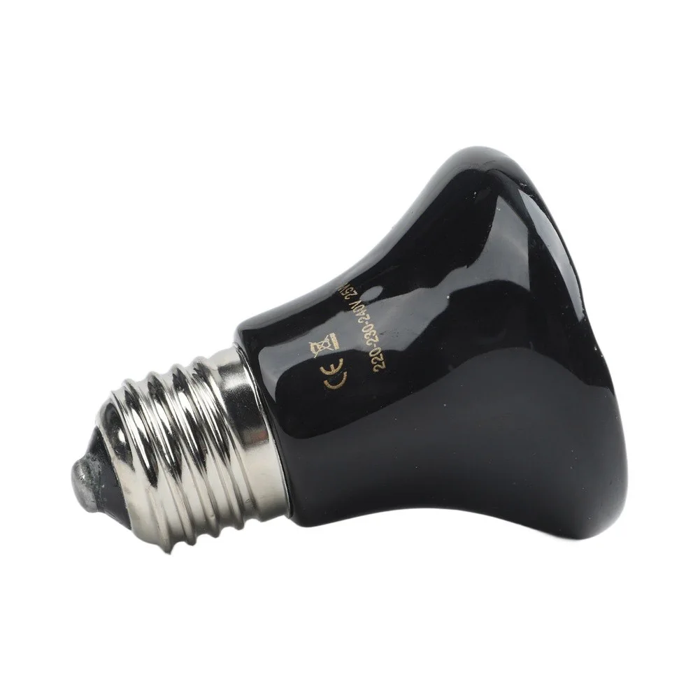 for durable Heat Emitter Bulb 25W/50W/75W Ceramic Ceramic + Alloy Electrical Infrared No Light Emitted 25W/50W/75W
