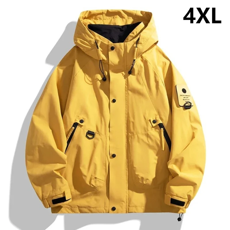 Image of Wasserdichte Wanderjacke für Damen und Herren, Winddichte Camping-Windbreaker, Ölbeständige Angel- und Trekkingjacke, Herbst-Frühling Sport-Regenmantel