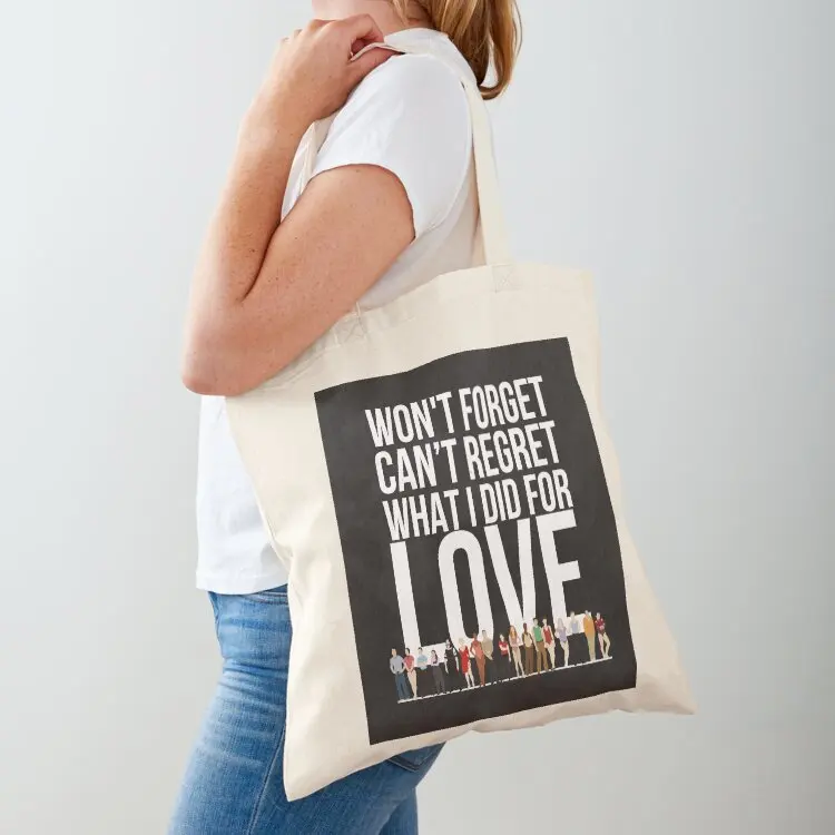 

Love A Chorus Line Tote Bag eco bag folding Big bag custom canvas canvas bags