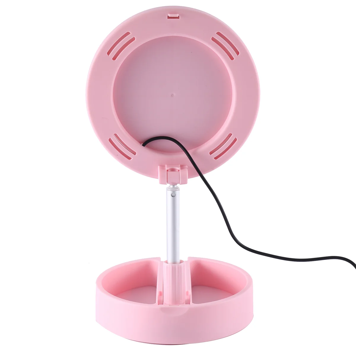 Fill Light for Mobile Professional Ring Lamp Ring for Phone Webcast Bracket with Vanity Mirror Phone Holder,Pink