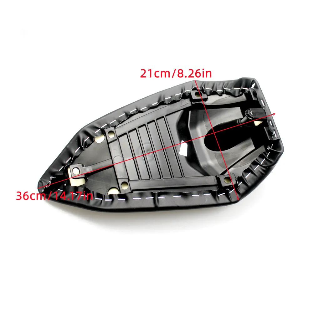 Black Motorcycle Rear Pillion Passenger Seat For Ducati 899 1199 2012-2016