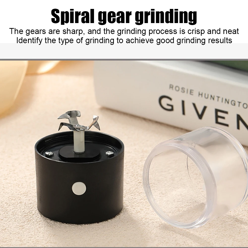 Rechargeable Cigarette Accessories Metal Tobacco Grinder Portable Crusher Electric Crank Smoke Spice Muller Machine