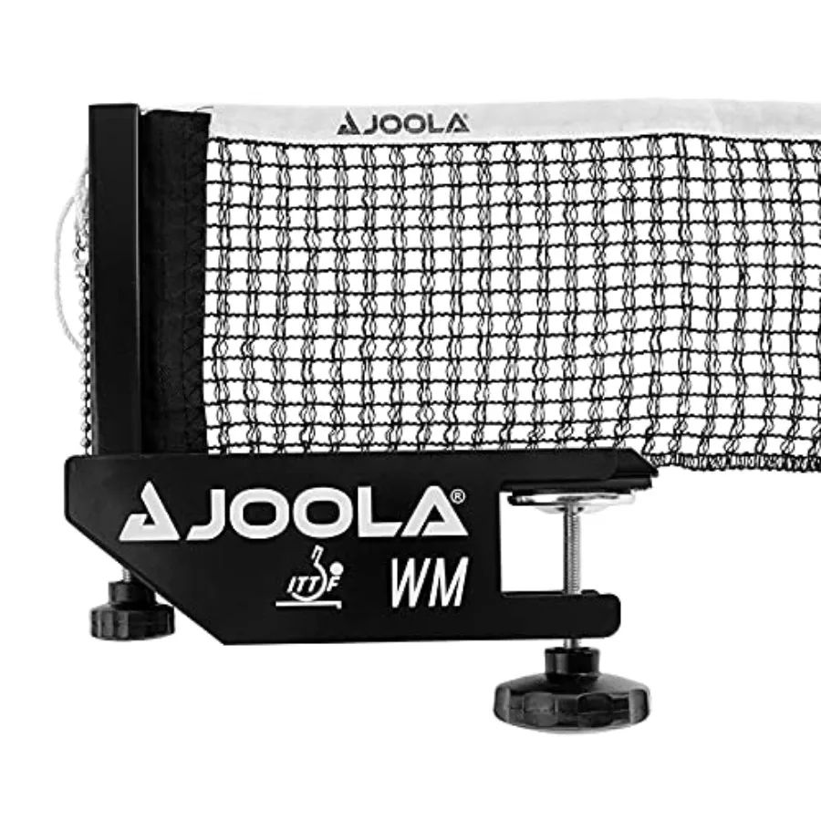 

WM Professional Table Tennis Net and Post Set - ITTF Tournament Approved - 72in Regulation Ping Pong Net with Screw On Clamp At