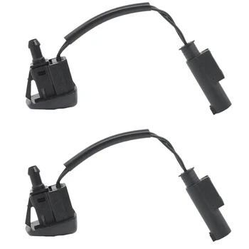 2X שמשה קדמית מחומם מכונת כביסה מרסס זרבובית Jet 61667046060 עבור-BMW 5 סדרת E60 E61 2004-2010 525I 528I 530I 535I 550I