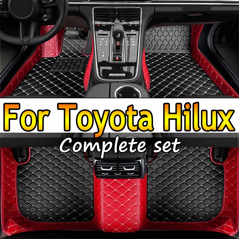 Car Floor Mats For Toyota Hilux 2022 2021 2020 2019 2018 2017 2016 2015 2014 2013 2012 2011 2010 2009 Custom Carpets Cover Rug