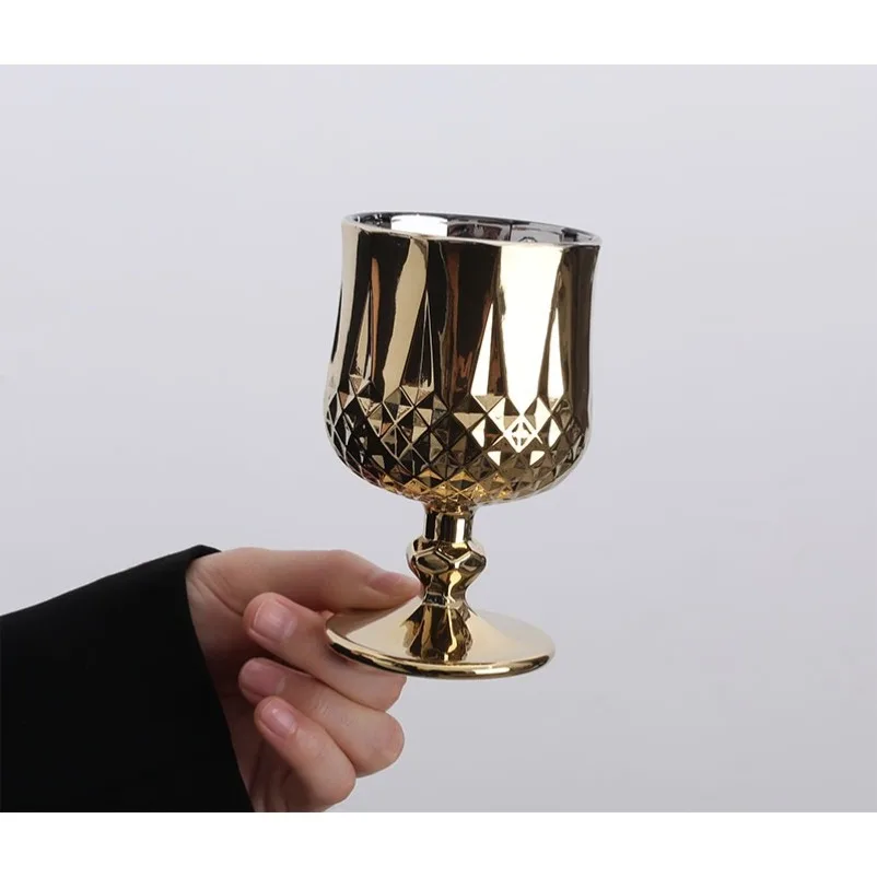 Medieval cup gold-plated classical bantam cup wine glass spot