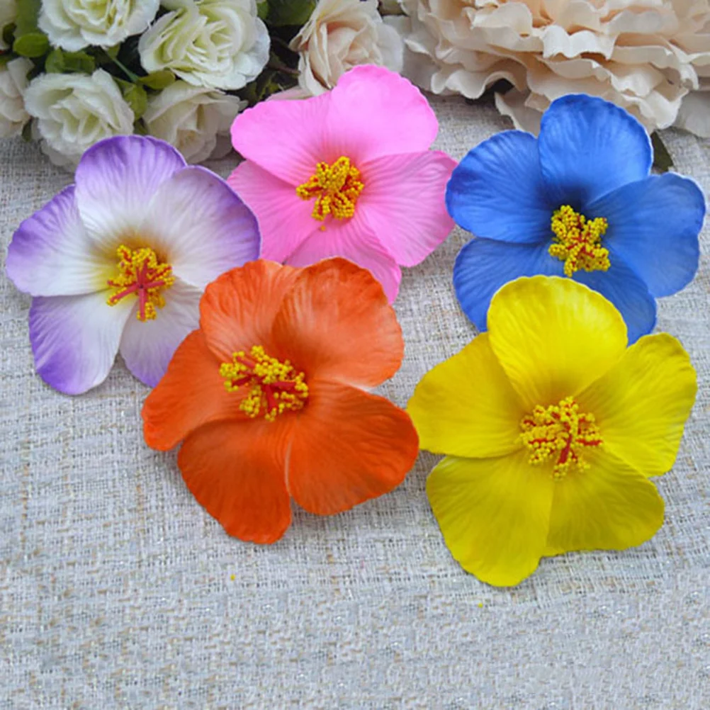 

Bridesmaid Wedding Decor Hawaiian Flowers for Hair Accessories Frangipani Tiaras