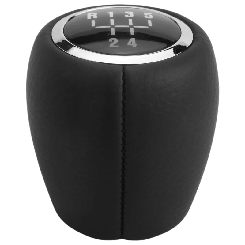 

5 Speed Manual Gear Shift Knob PU Leather Lever Shifter Handball For Opel Vectra C Signum Facelift 2005 2006 2007 2008