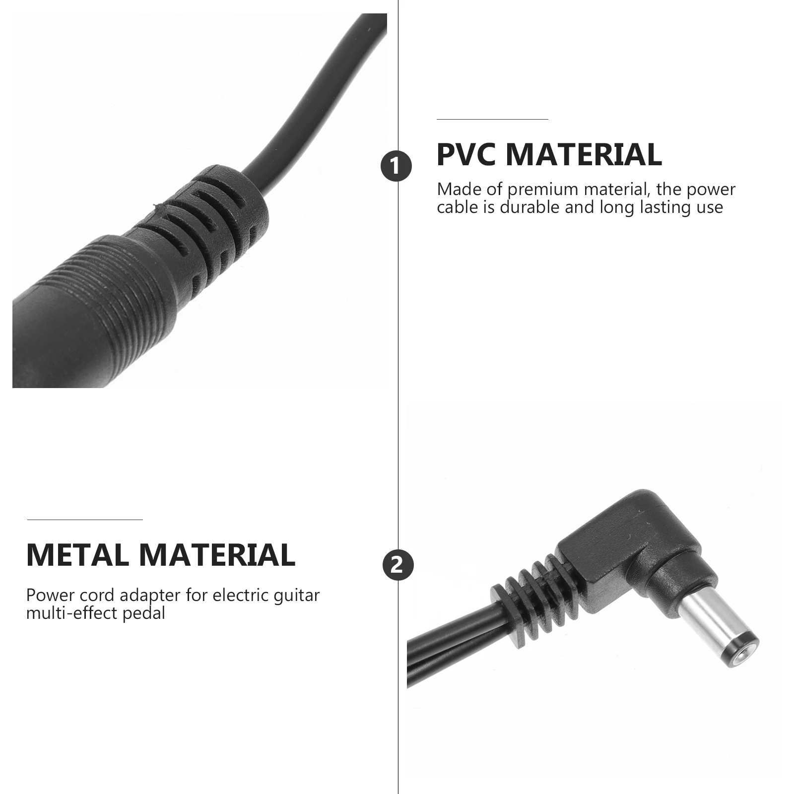 

Effector Power Cable Durable Noise Isolation Design For Pedal Board Electric Guitar Anti-Interference Performance Professional