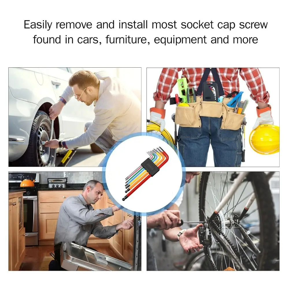 MTB الدراجة L وجع عدة الشدات مجموعة Wera وجع ألين مفتاح مجموعة عرافة مفتاح مجموعة أداة إصلاح الدراجة #5