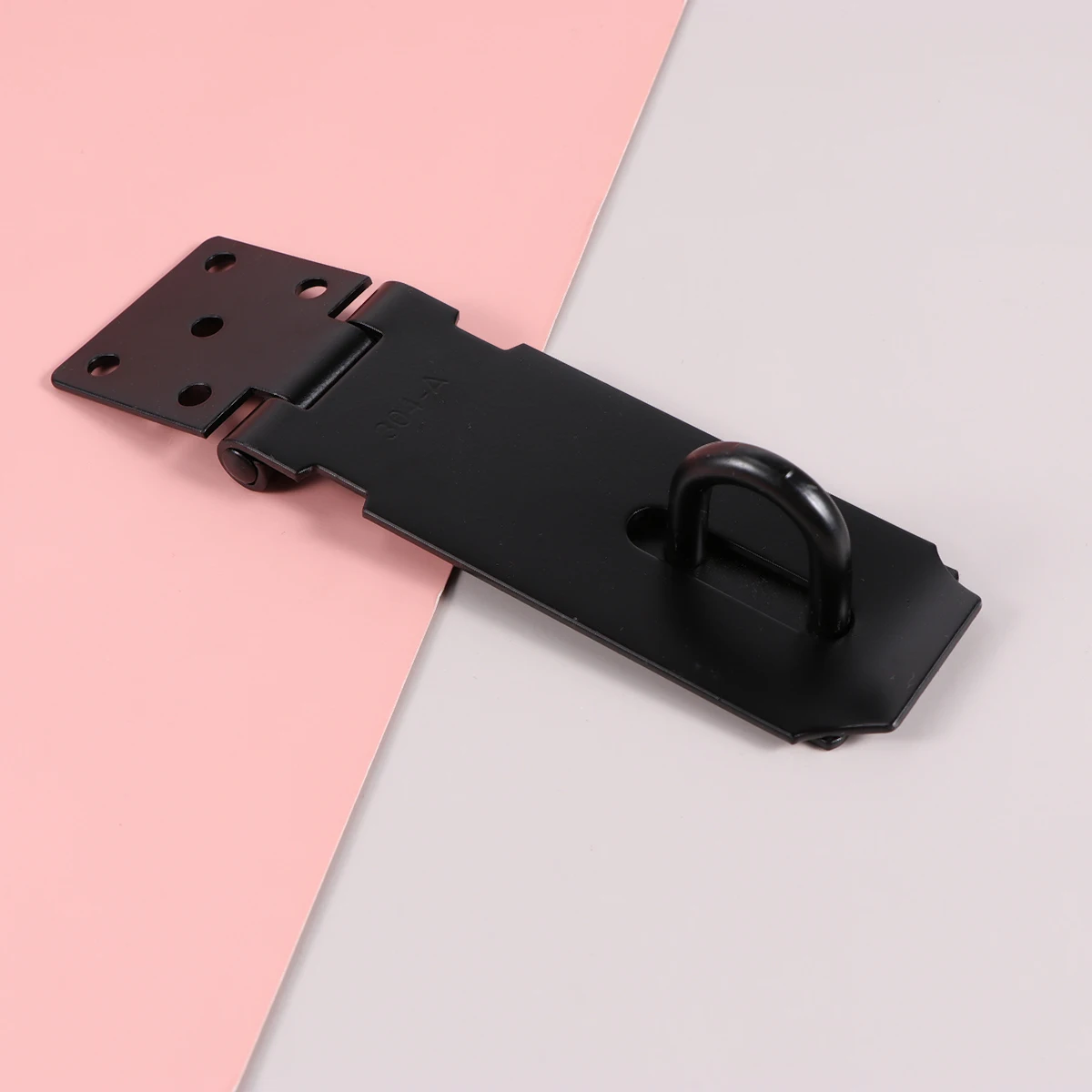 

1pc 4 Inches Buckle Safety Buckle Door Lock Heavy Duty Security Latch Rustproof Door Bolt For Home Hotel Use Black