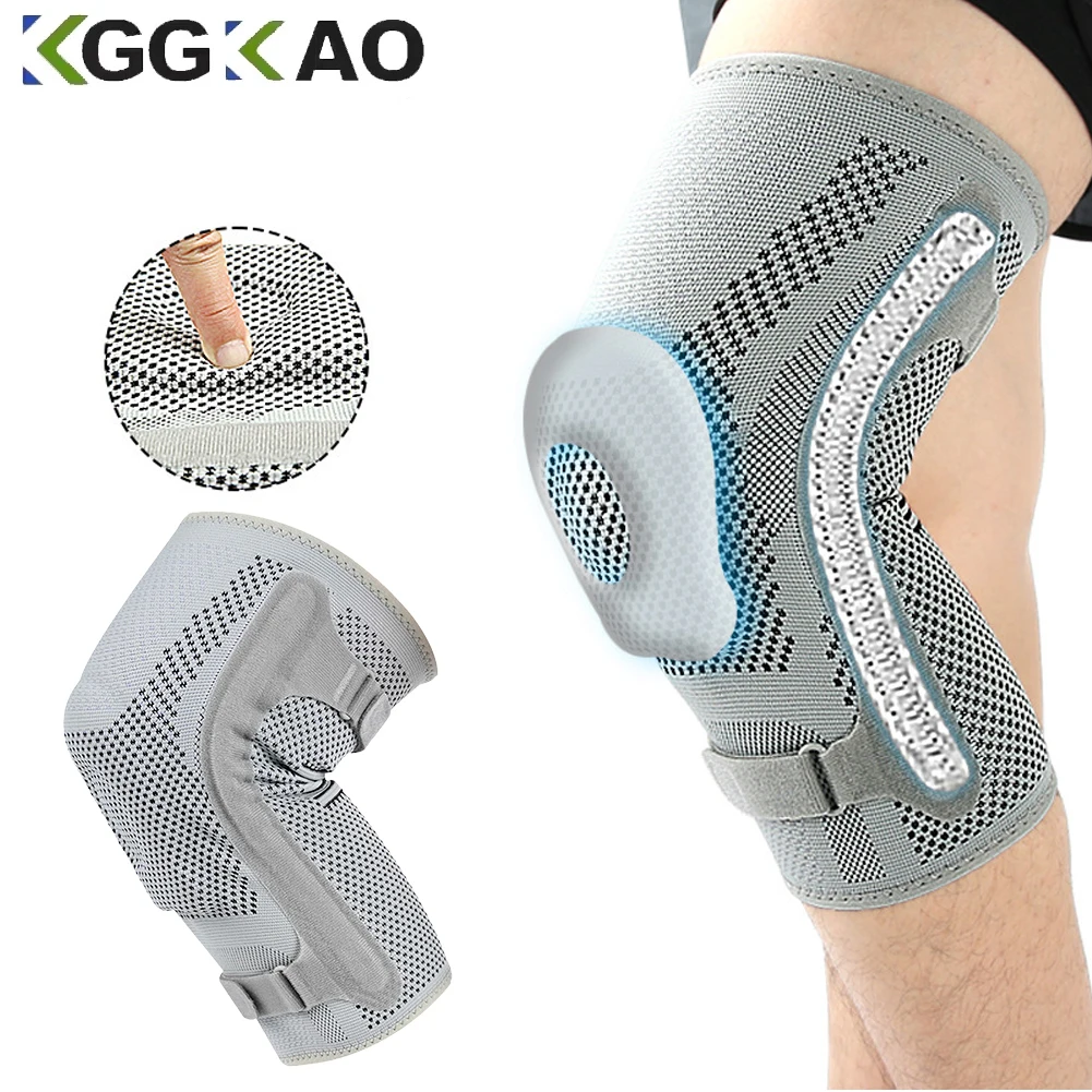 

1PCS Knee Brace,Adjustable Knee Support with Patella Pad & Side Stabilizers,Compression Knee Sleeve for Meniscus Tear,Runner