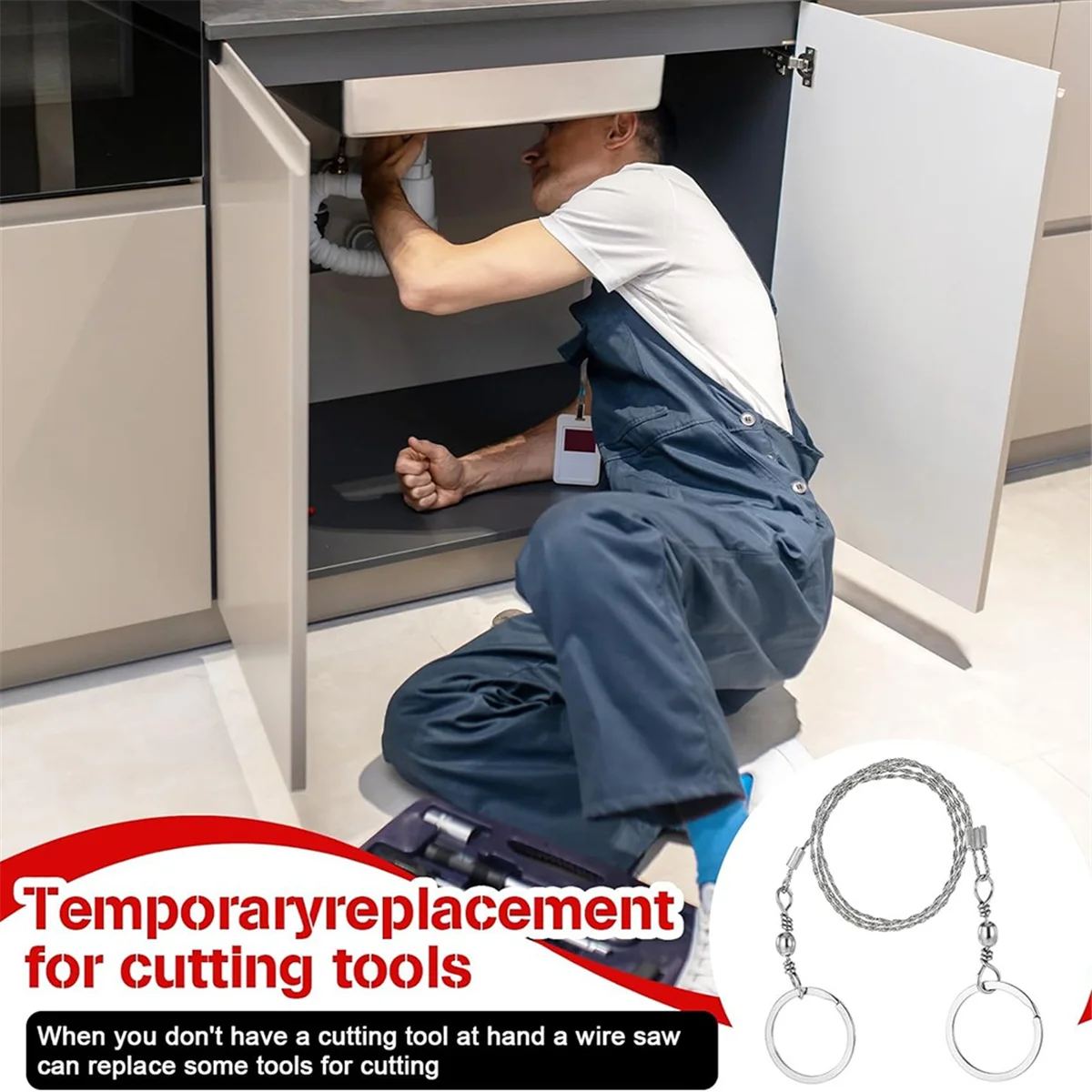 

A002 9-шт проволочная пила для выживания, кабельная пила из нержавеющей стали, ручная карманная веревочная пила, аварийная пила для выживания