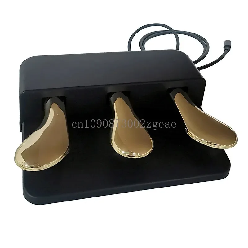 Universal Auxiliary Pedal for Keyboard Synthesizer, Three Pedals Accessories, Electric Piano Sustain Pedal