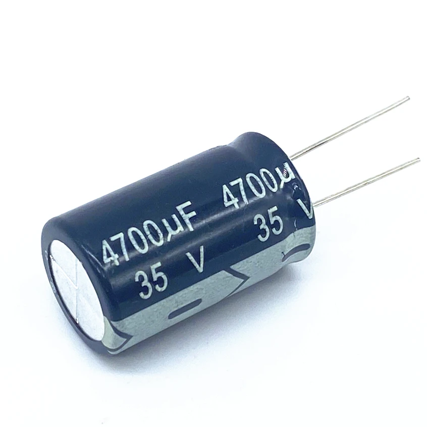 2PCS Higt quality 35V4700UF 18*30mm 4700UF 35V 18*30 Electrolytic capacitor