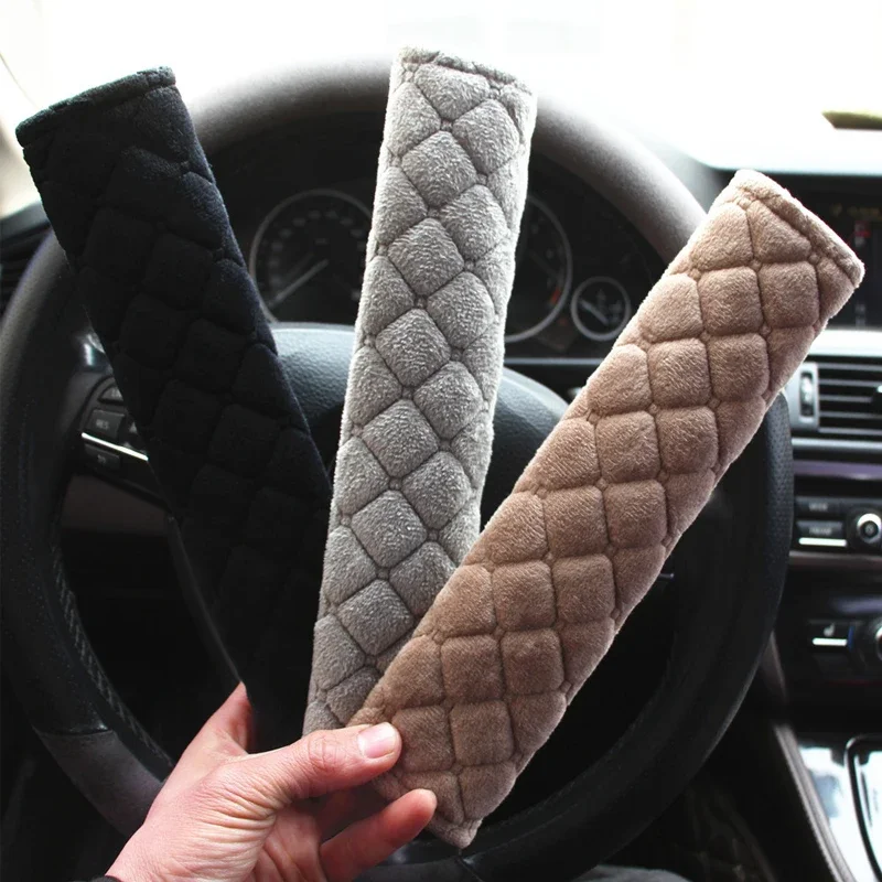 

1 PCs Car Seat Belt Covers Soft Comfortable Plush Car Shoulder Pad for Adults Kids Car Interior Accessories